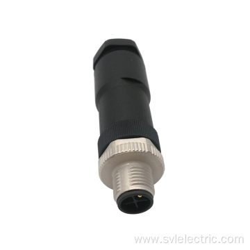 SVLEC M12 S-coded 4 pole male connector